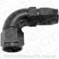 Aeroflow AF553-08-10BLK Stepped 90 Deg Hoseend -8 Hoseto -10AN Reducer Hose End Blac