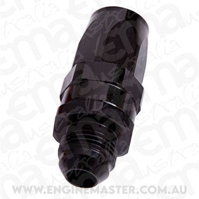 Aeroflow AF840-10BLK Male -10AN to -10AN Hose End Black Straight Male to Male