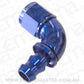 Aeroflow 400 series hose 4AN 90 Deg Full Flow Push Locblue Full Flow Push Lock Aeroflow Performance Products AF513-04