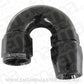 Aeroflow AF576-08DBLK 180 Deg -8AN Full Flow Teflon Hose End Black 1 Piece Fullflo