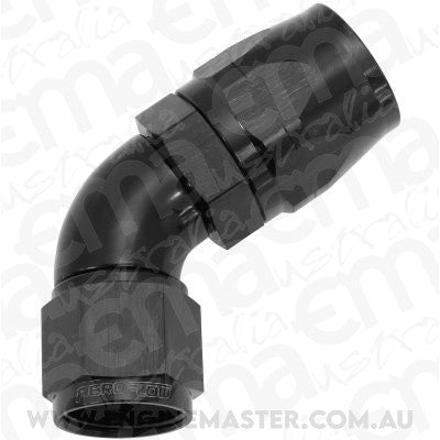 Aeroflow AF558-12-10BLK Alloy 60 Deg Hose End -12 Hoseto -10 Expander Hose End Black