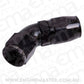 Aeroflow Performance Products AF552-06BLK Alloy 45 Deg Hose End -6AN Black Cutter Style Full Flow