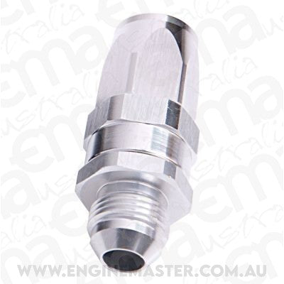 Male AN Taper Swivel Straight Hose End -16AN to -16AN (Silver Finish. Suit 100 & 450 Series Hose) (AF840-16S)