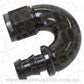 Aeroflow 400 series hose 10AN 180 Deg Full Flow Push Lblack Full Flow Push Lock Aeroflow Performance Products AF516-10BLK