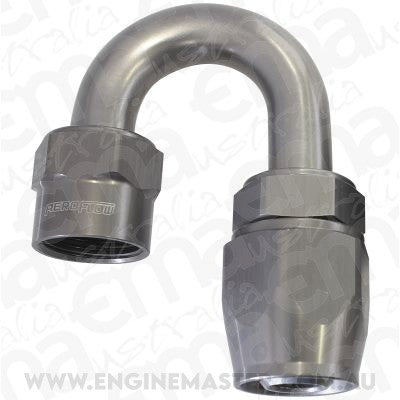 Aeroflow AF7826-16 -16AN 180 Degree Kryptalon Lightweight Big Bore Titanium