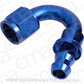 Aeroflow 400 series hose 150 Deg Push Lock End -8AN Blue No Clamp Required Aeroflow Performance Products AF405-08