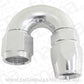 Aeroflow AF576-03DS 180 Deg -3AN Full Flow Teflon Hose End Silve 1Piece Fullflow
