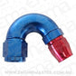 Aeroflow AF555-12-10 Stepped 150 Deg Hoseend 12 Hosto -10AN Expander Hose End Blu