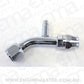 Aeroflow AFFCE-1045B -10 A/C W/Charge Port 45 Deg Stainless