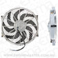 Aeroflow AF49-1027 14" Curved Blade Chrome Fan Reversible 1350Cfm