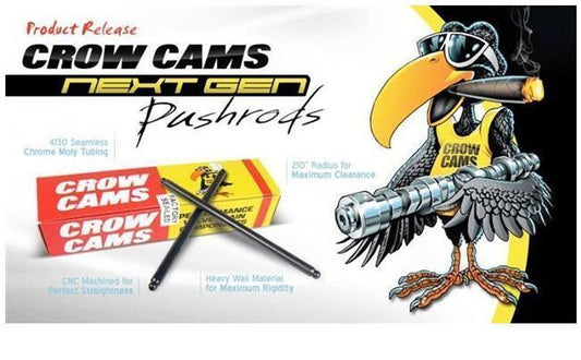 Crow Cams CROW-PR8940-138 Pr8940-138 Next Gen Chromoly Pushrod 3/8" x 9.40" . 138 Wall Each