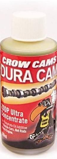 For Muscle cars, Hot Rods and Race engines Zddp-100 Dura Cam Ultra Concentrate Engine Oil Additive 100Ml Bottle Crow Cams CROW-ZDDP-100