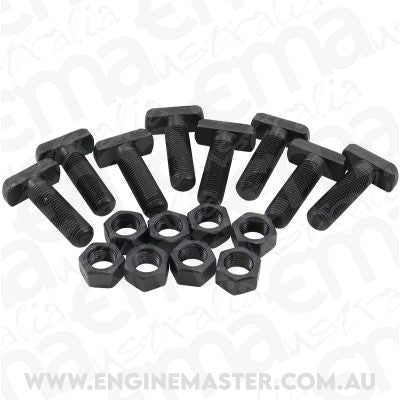 Aeroflow AF5072-1000 Ford 9" Axle Housing T-Bolts Studs & Nut S Pack Of 8