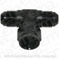 Aeroflow AF144-12BLK AN Tee -12AN Female Nut Black Swivel Nut On Side