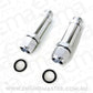 Aeroflow AF165-08-1S -8AN Female to Holley Ultra Hpsilver Swivel Nut (Pair) -8ORB