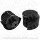 Aeroflow AF2271-1516 1-1/4" Push In Breath W/Shield3" O.D 2-1/2" H Black Top