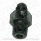 Aeroflow AF139-06-04BLK Male 1/4"NPT to -6AN 1/8" Port Black 1/4" to -6AN 1/8" Port