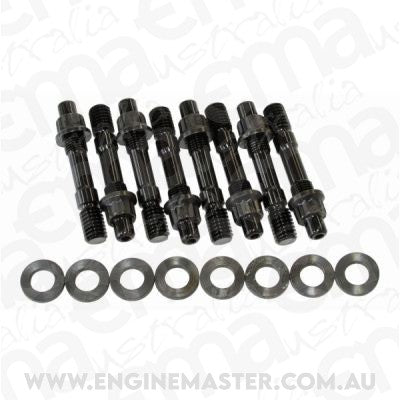 Aeroflow AF37-0603BLK Blower Stud Kit Black Studs Black Finish 2.9" Oal