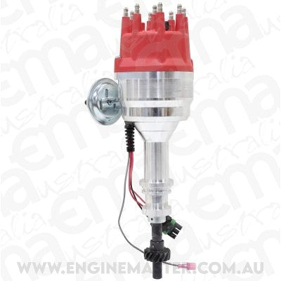XPRO Ready to Run Distributor, Machined Aluminium Body with Red Cap (Suit Ford 302-351C, 429-460)
