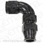 Aeroflow AF139-12BLK 3/4" Tube 90 Deg Female -12AN Black Swivel Nut with Olive