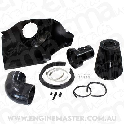 Aeroflow AF2341-1001 Hsv LSA Intake Kit with Shieldsuits Gen F / F2 Gts Black Kit
