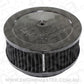 Single 2-3-4barrel, 5-1/8 in. neck 6-3/8" x 2-1/2" Air Clean Assembly Black Cotton Aeroflow Performance Products AF2251-1331