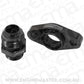 Turbo Drain Adapter (With -12AN Fitting, 51mm Hole Centre. Black Finish.)