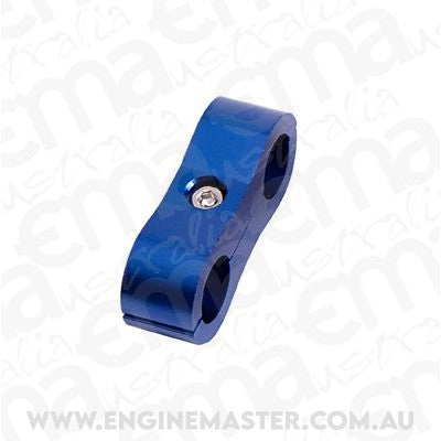Aeroflow AF156-10 Billet Dual Hose Seperator Blue 15.8mm ID Or 5/8" ID