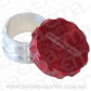 Aeroflow AF460-40R 2-1/2" Alum Weld Bung & Cap Raw Weld On / Red Cap
