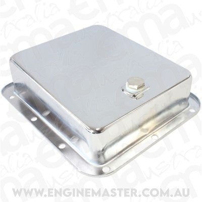 Aeroflow AF1825-3000 Ford C4 Deep Transmission Pan Chrome Extra Capacity