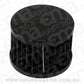 Aeroflow AF2271-1460 1-1/2" Universal Clamp On Filter 3" O.D 2-1/2" H Black Top