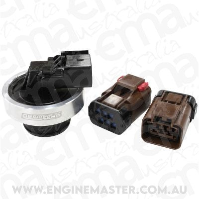 Aeroflow AF49-4049 ELECTRICAL BULKHEAD CONNECTOR WELD IN 6 PIN ALLOY