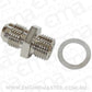 Aeroflow AF386-06 9/16"-18 NPSM Short to -6AN With Crush Washer Zinc Steel