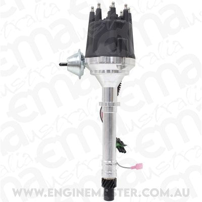 Aeroflow AF4010-8360BLK CHEVY SB BB READY TO RUN DIST VAC ADVANCE BLACK CAP