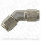 Aeroflow AF132-03SS S/S 45 Deg Female Flare -3AN Stainless Steel Swivel Union
