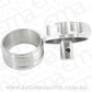Aeroflow AF460-32-RV-S 2" Alum Weld Bung & Cap Silver with Roll Over Valve