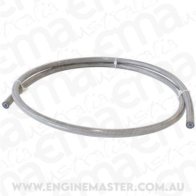 Aeroflow AF200-03-2MCC SS PTFE Braided Hose -3AN 2M Clamshell Pack 6.8mm OD
