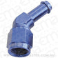 Aeroflow AF412-06-05 Female -6AN 45Deg to 5/16" Barb Blue Swivel Nut