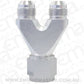 Aeroflow AF146-08-06S U Block Female -8 to 2 X -6AN Male Nipples Straight Outlet