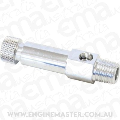 Aeroflow AF49-2000S Adjustable Air Bleed Inj Hat Silver Easy to Adj Air Mixture