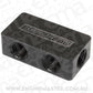 Aeroflow AF456-02-04BLK Compact Distribution Block 2 In 4 Out All Port S 1/8" NPT