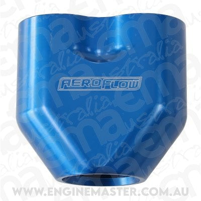 Aeroflow AF455-10-08 Aeroflow -10AN to 2x-8AN Female ORB Y Block Blue AF455-10-08
