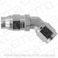 Aeroflow Performance Products AF202-04-03 SS 45 Deg Hose End -4AN B-Nut to -3 PTFE Hose