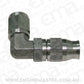 Aeroflow AF203-04-03 SS 90 Deg Hose End -4AN B-Nut to -3 PTFE Hose