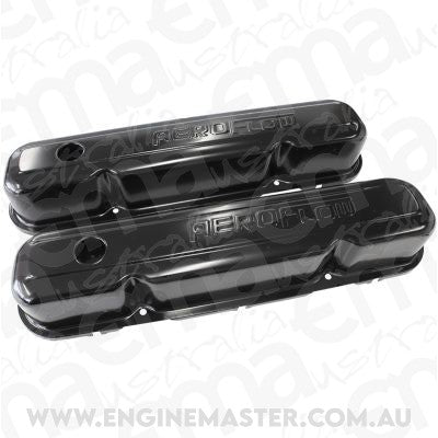 Aeroflow AF1822-5006 Chrysler S/B Valve Cover Black with Aeroflow Logo