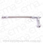 Aeroflow AF160-06S Holley Dual Inlet Rail -6AN Silver Suit 1-2 Meterin Blocks