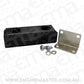 Aeroflow AF452-08BLK Fuel Block Log Type -8ORB Black 2 x-8 Side 2x -8 Top