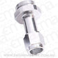 Aeroflow AF160-06-1S -6AN Holley Carb Inlet 4150 Silver Swivel Nut (Pair)