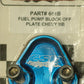 Chev Big Block 396-454 Mark IV, Gen V, Gen VI Anodised Aluminium Fuel Pump Off Bb Anodised Blue CSR Performance CSR661B