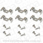 Aeroflow AF300-06-01 Dual Hardline Clamps 1 x 3/16"And 1 x 3/8" *Dual Sizes* (6 Pack)